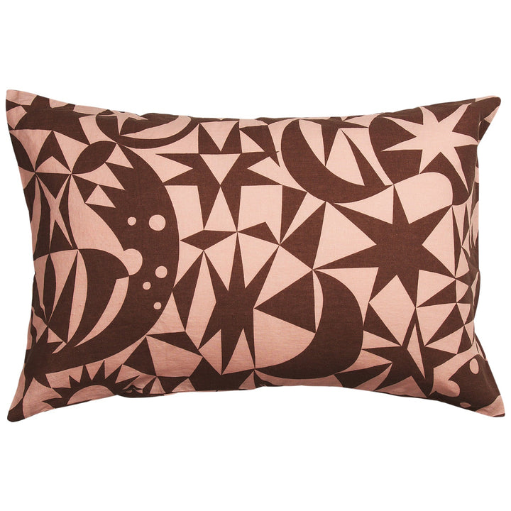 Sage x Clare Nora Linen Pillowcase Set - Carnelian