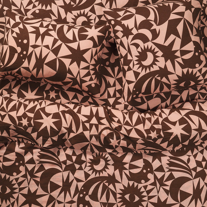 Sage x Clare Nora Linen Pillowcase Set - Carnelian