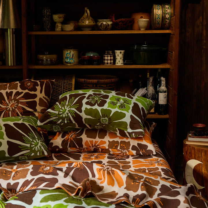 Sage x Clare Jolene Linen Pillowcase Set - Fluorite