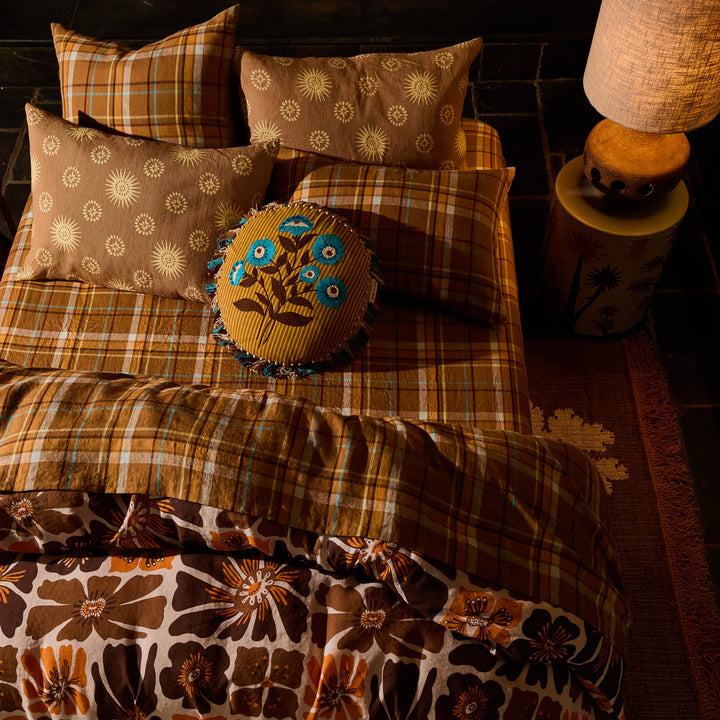 Sage x Clare Frances Linen Pillowcase Set - Sable