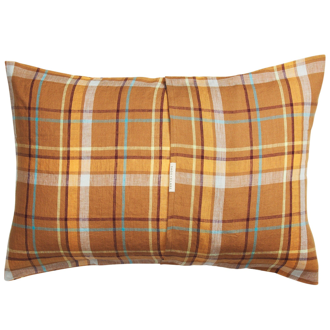 Sage x Clare Frances Linen Pillowcase Set - Sable