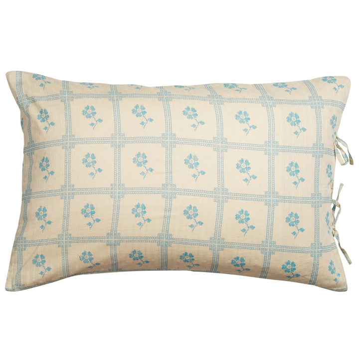 Sage x Clare Bonny Cotton Pillowcase Set - Turquoise