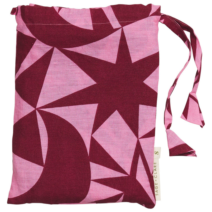 Sage x Clare Nora Linen Pillowcase Set - Dahlia