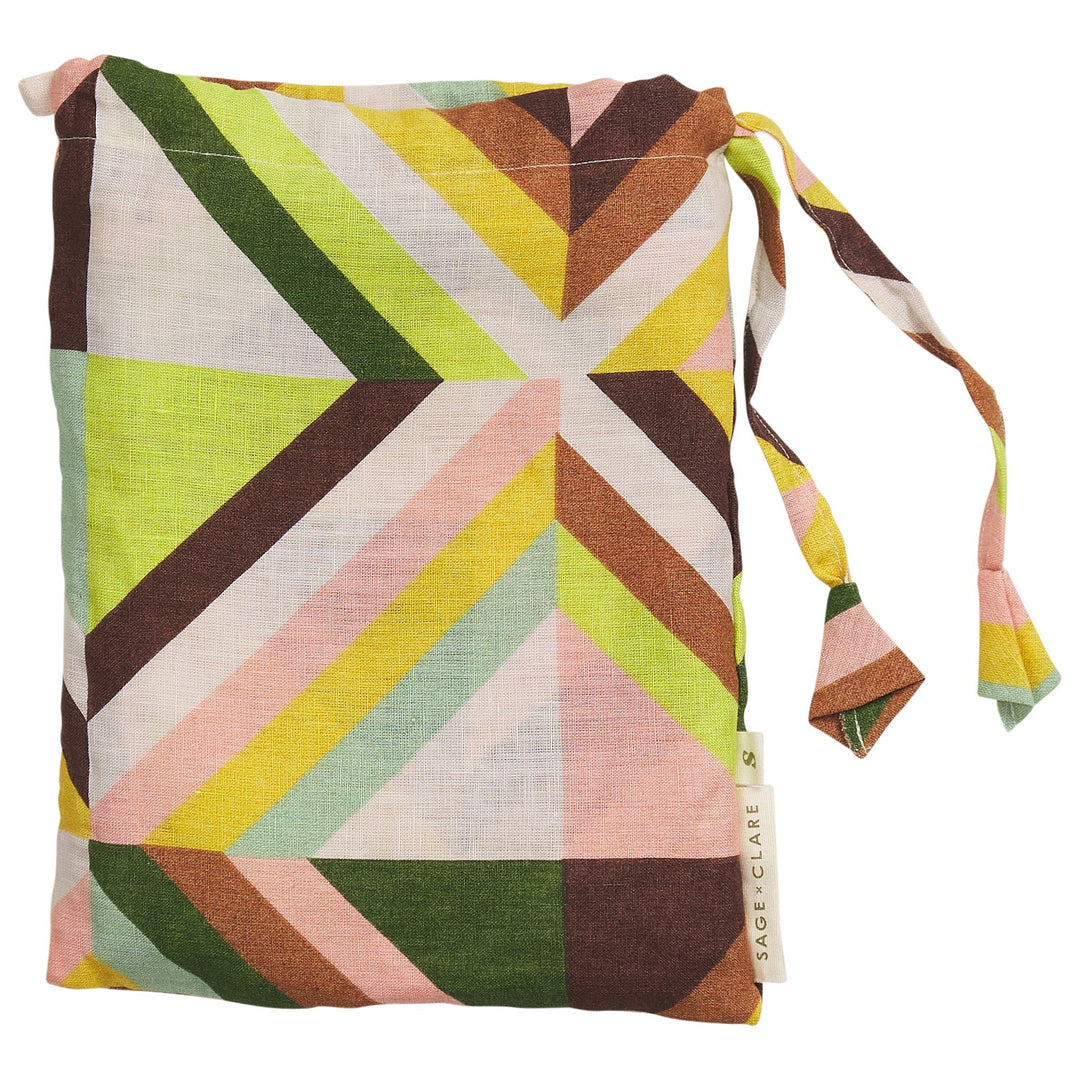 Sage x Clare Mabel Linen Pillowcase Set