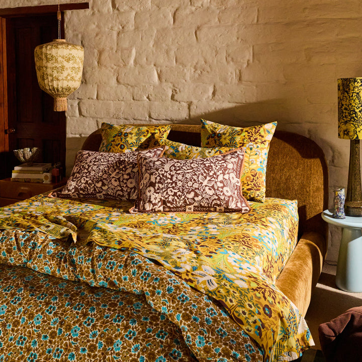 Sage x Clare Indiana Linen Pillowcase Set - Umber