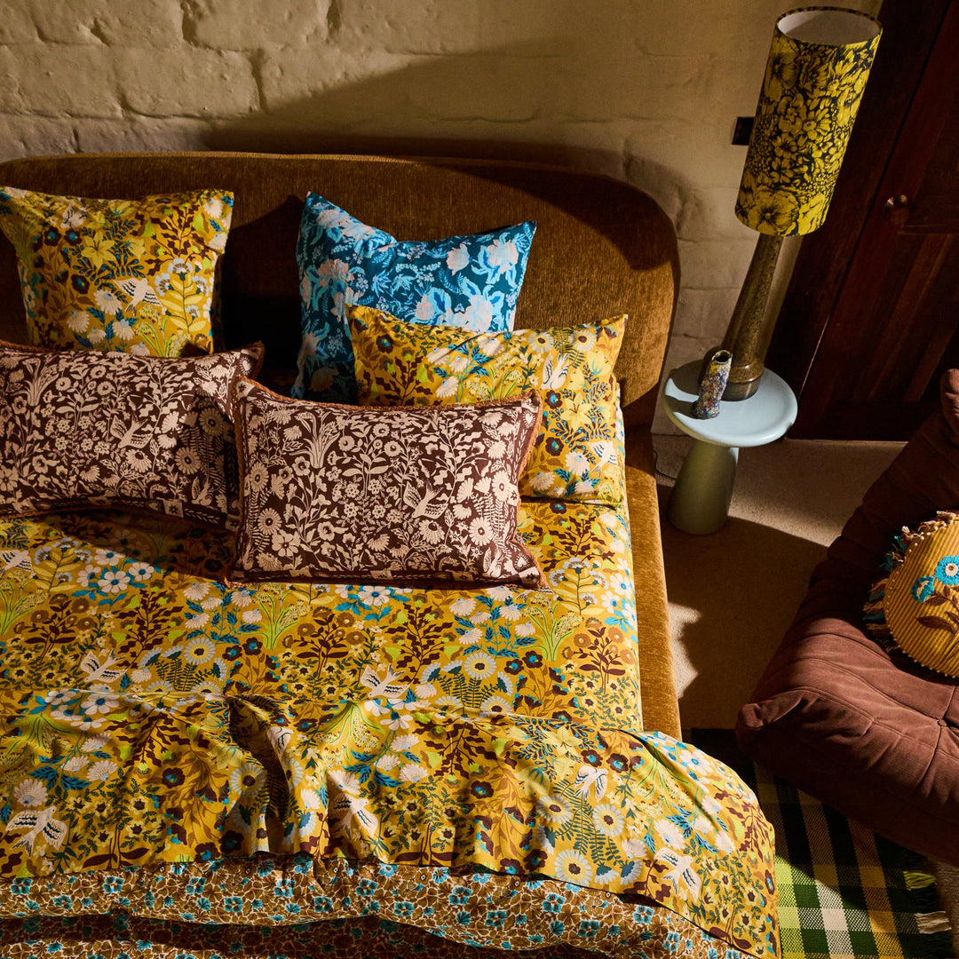 Sage x Clare Indiana Linen Pillowcase Set - Umber