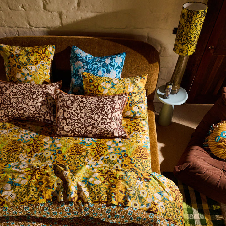 Sage x Clare Indiana Linen Pillowcase Set - Umber