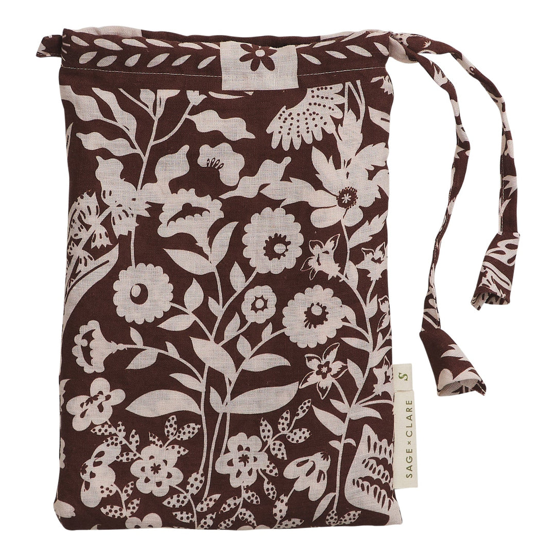 Sage x Clare Indiana Linen Pillowcase Set - Umber