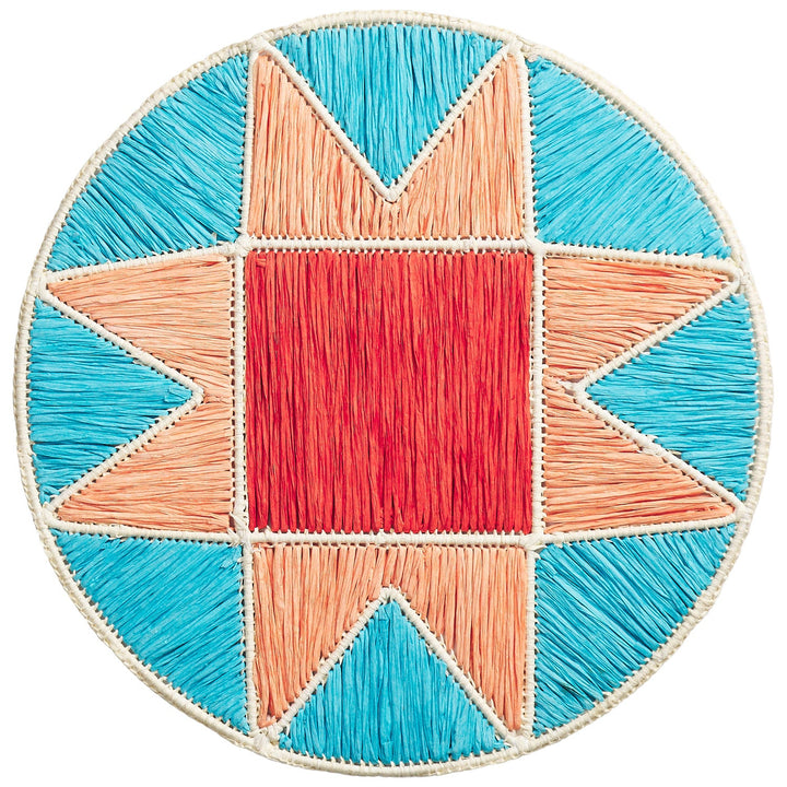Sage x Clare Harriet Placemat - Turquoise