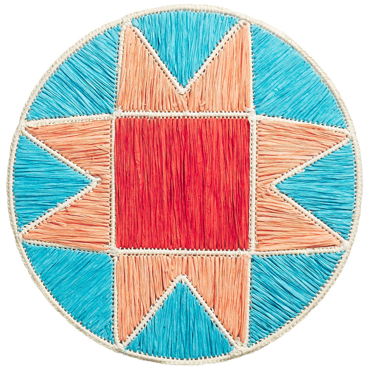 Sage x Clare Harriet Placemat - Turquoise