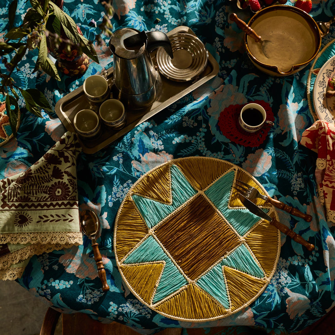 Sage x Clare Harriet Placemat - Ochre