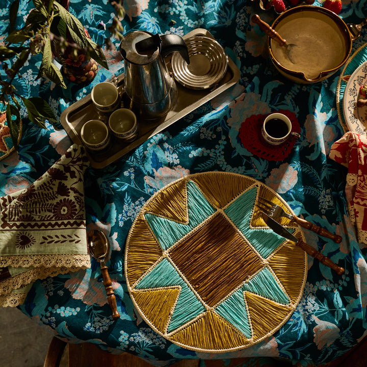 Sage x Clare Harriet Placemat - Ochre