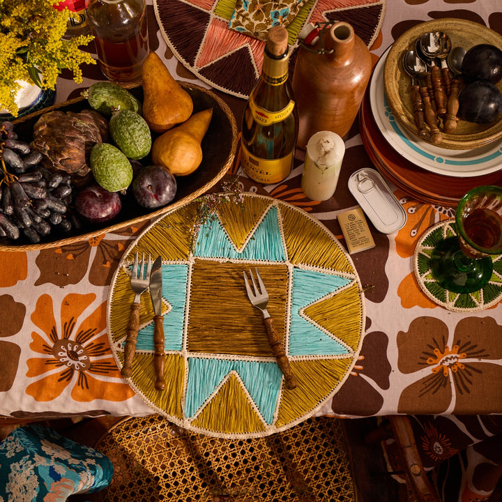 Sage x Clare Harriet Placemat - Ochre