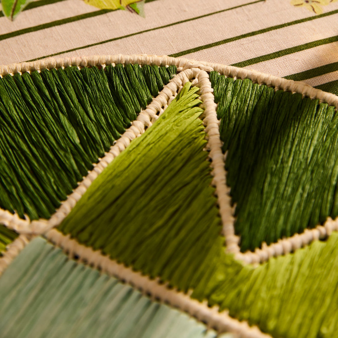 Sage x Clare Harriet Placemat - Hunter Green