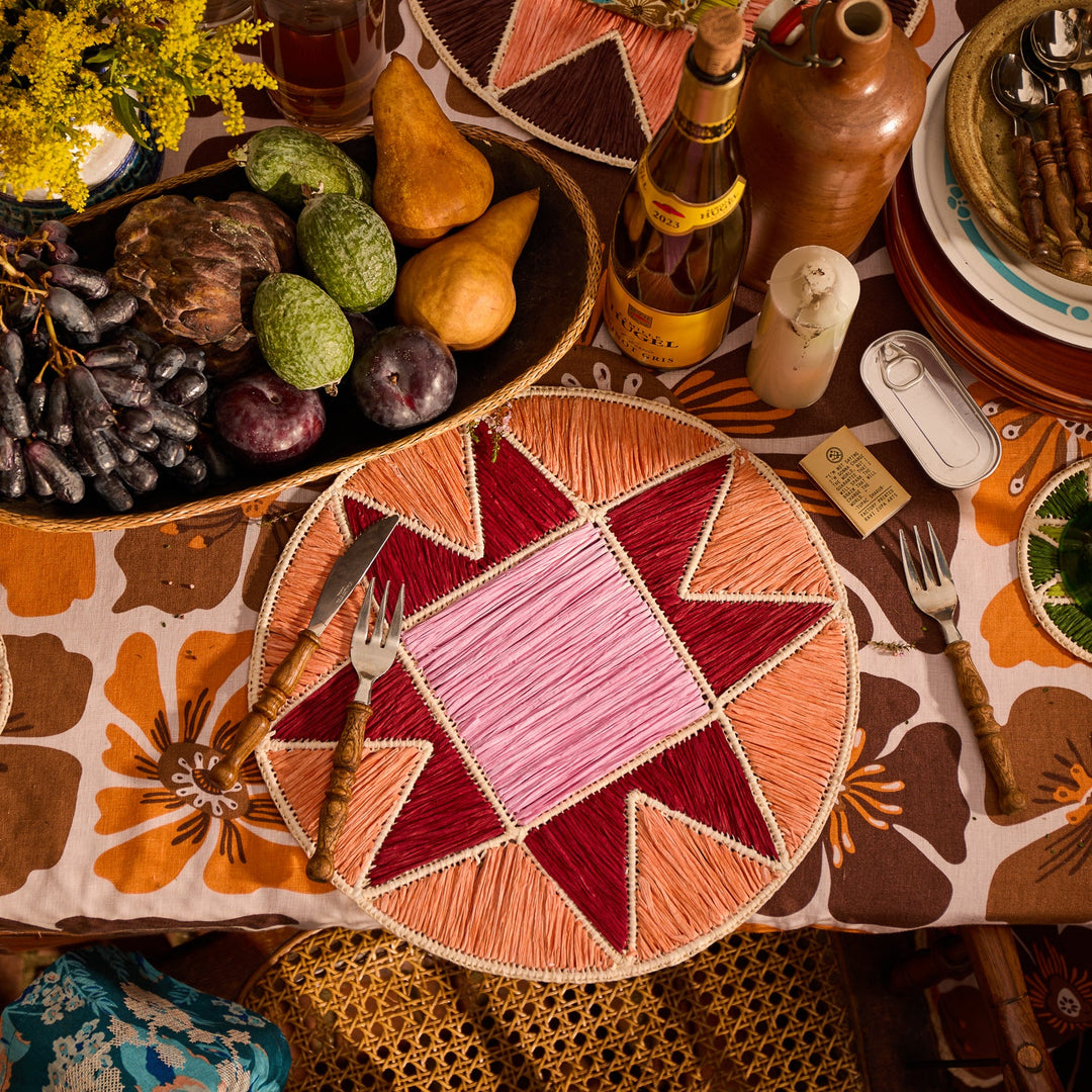 Sage x Clare Harriet Placemat - Citrine