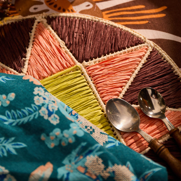 Sage x Clare Harriet Placemat - Umber