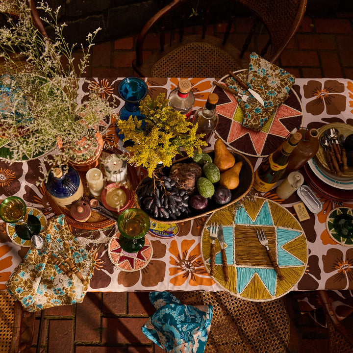 Sage x Clare Harriet Placemat - Umber