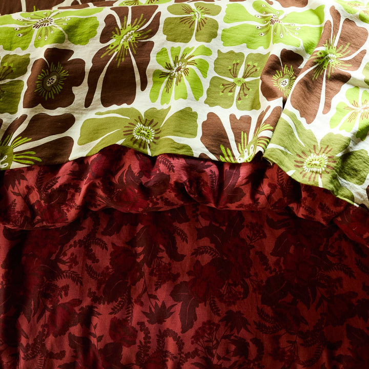 Sage x Clare Sierra Linen Quilt Cover - Terracotta