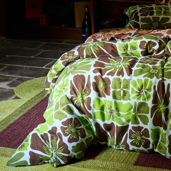 Sage x Clare Jolene Linen Quilt Cover - Fluorite