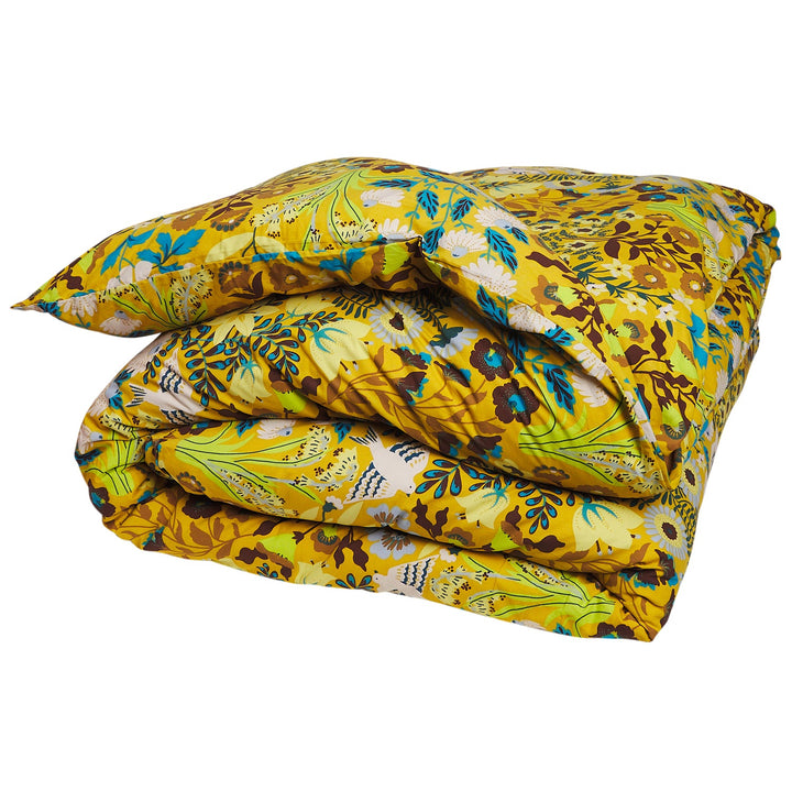 Sage x Clare Sloane Cotton Quilt Cover - Ochre