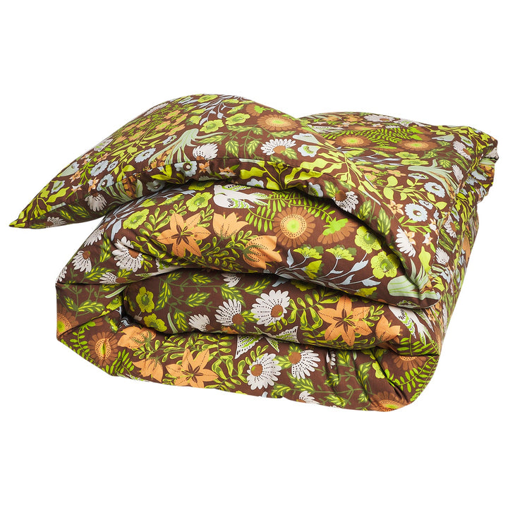 Sage x Clare Sloane Cotton Quilt Cover - Umber
