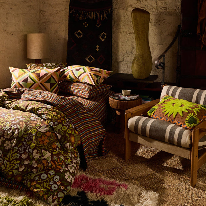 Sage x Clare Sloane Cotton Quilt Cover - Umber