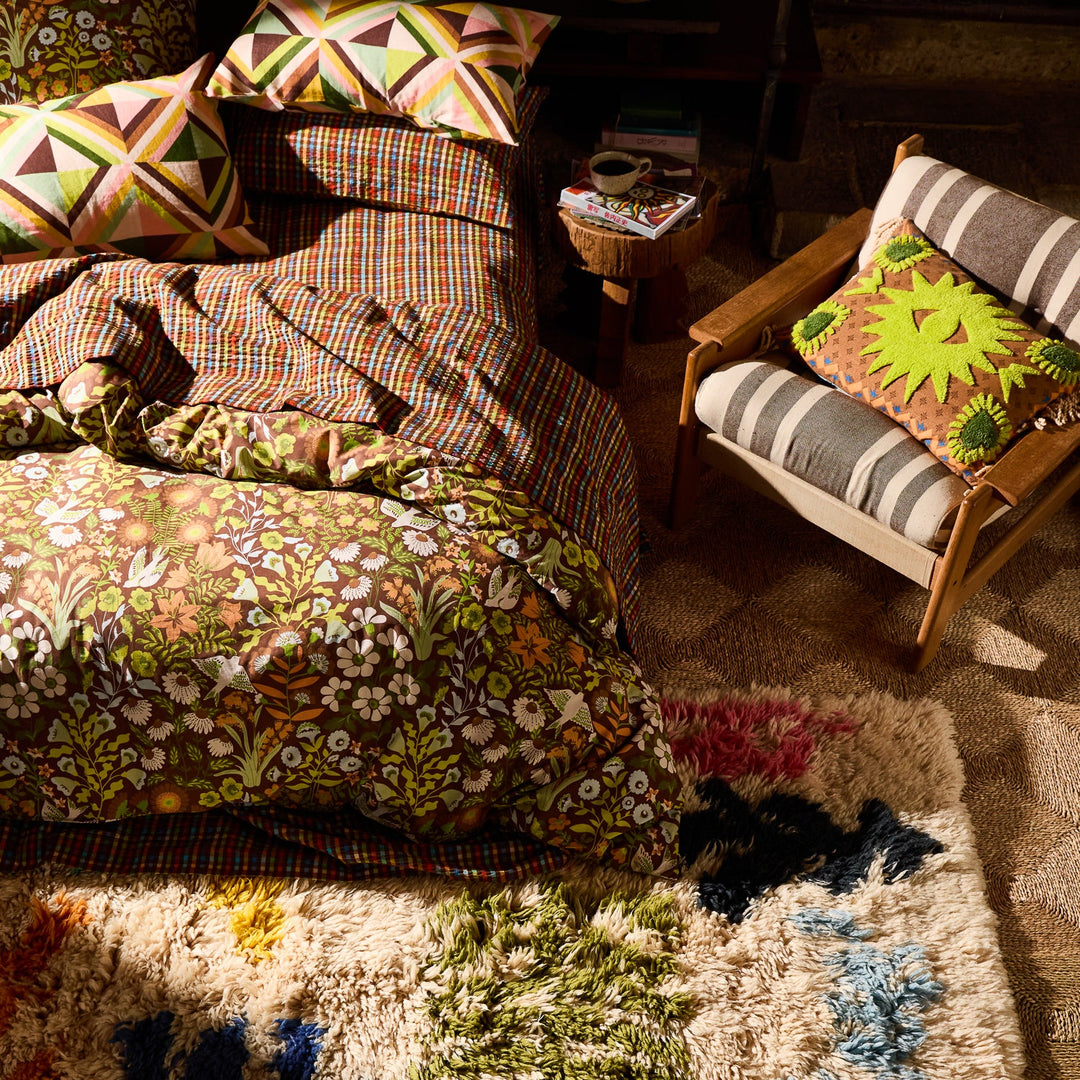 Sage x Clare Sloane Cotton Quilt Cover - Umber