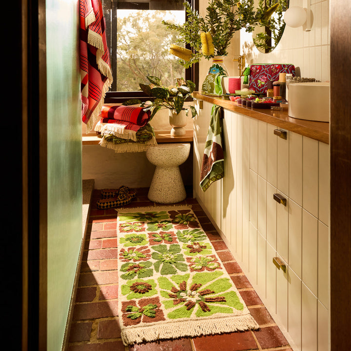 Sage x Clare Jolene Bath Runner