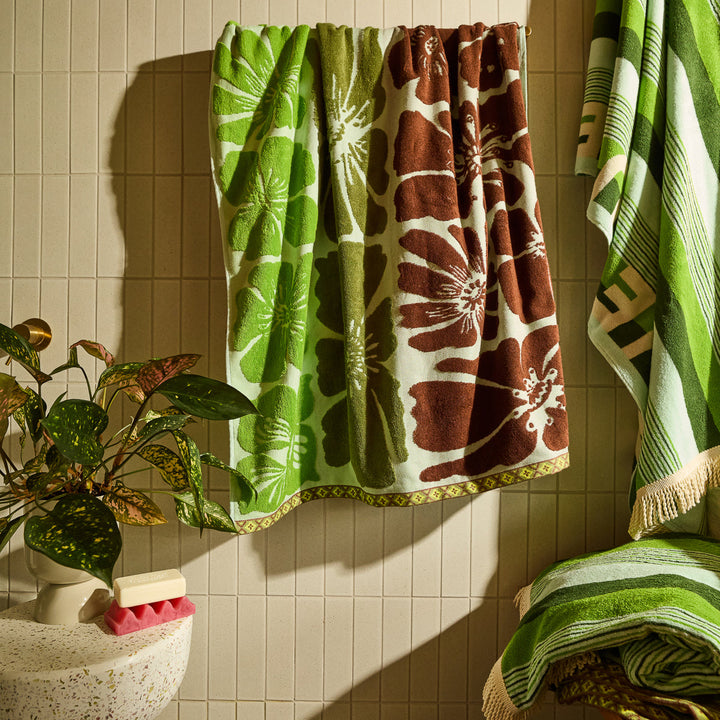 Sage x Clare Jolene Bath Sheet - Fluorite