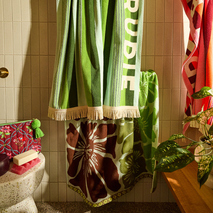Sage x Clare Jolene Bath Sheet - Fluorite