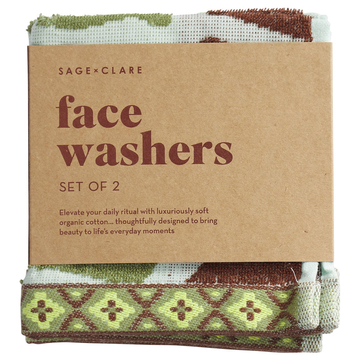 Sage x Clare Jolene Face Washer Set - Fluorite