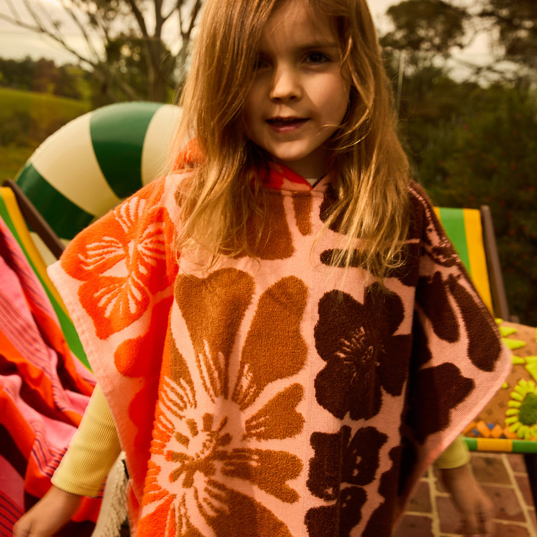 Sage x Clare Jolene Hooded Towel - Carnelian