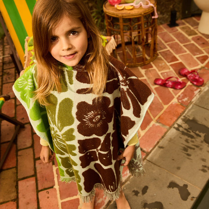 Sage x Clare Jolene Hooded Towel - Fluorite