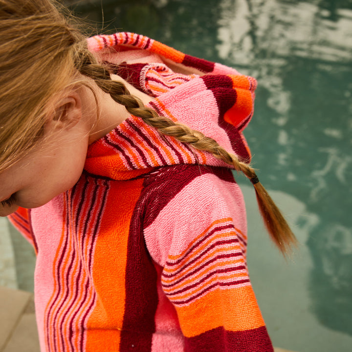 Sage x Clare June Nudie Hooded Towel - Dahlia
