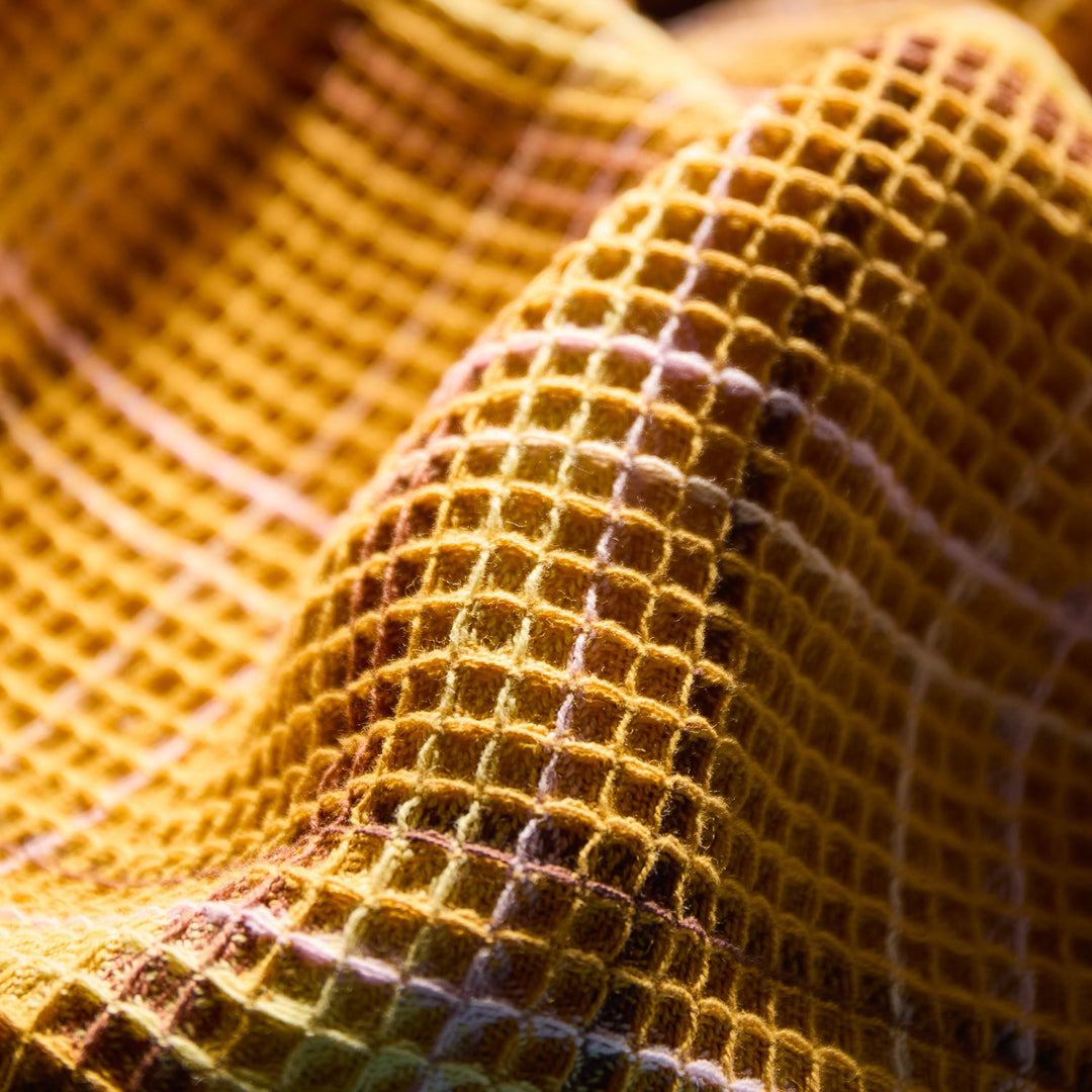 Sage x Clare Frances Waffle Tea Towel - Ochre