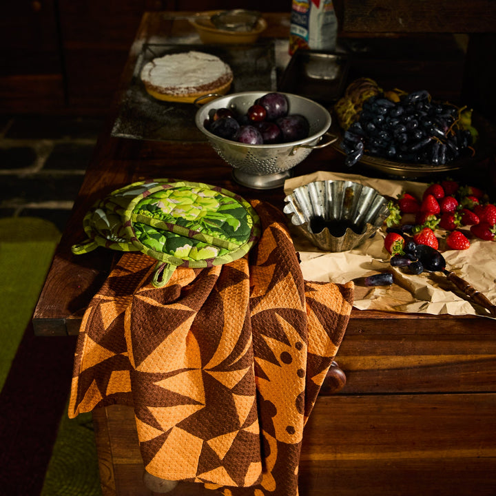 Sage x Clare Nora Tea Towel - Citrine