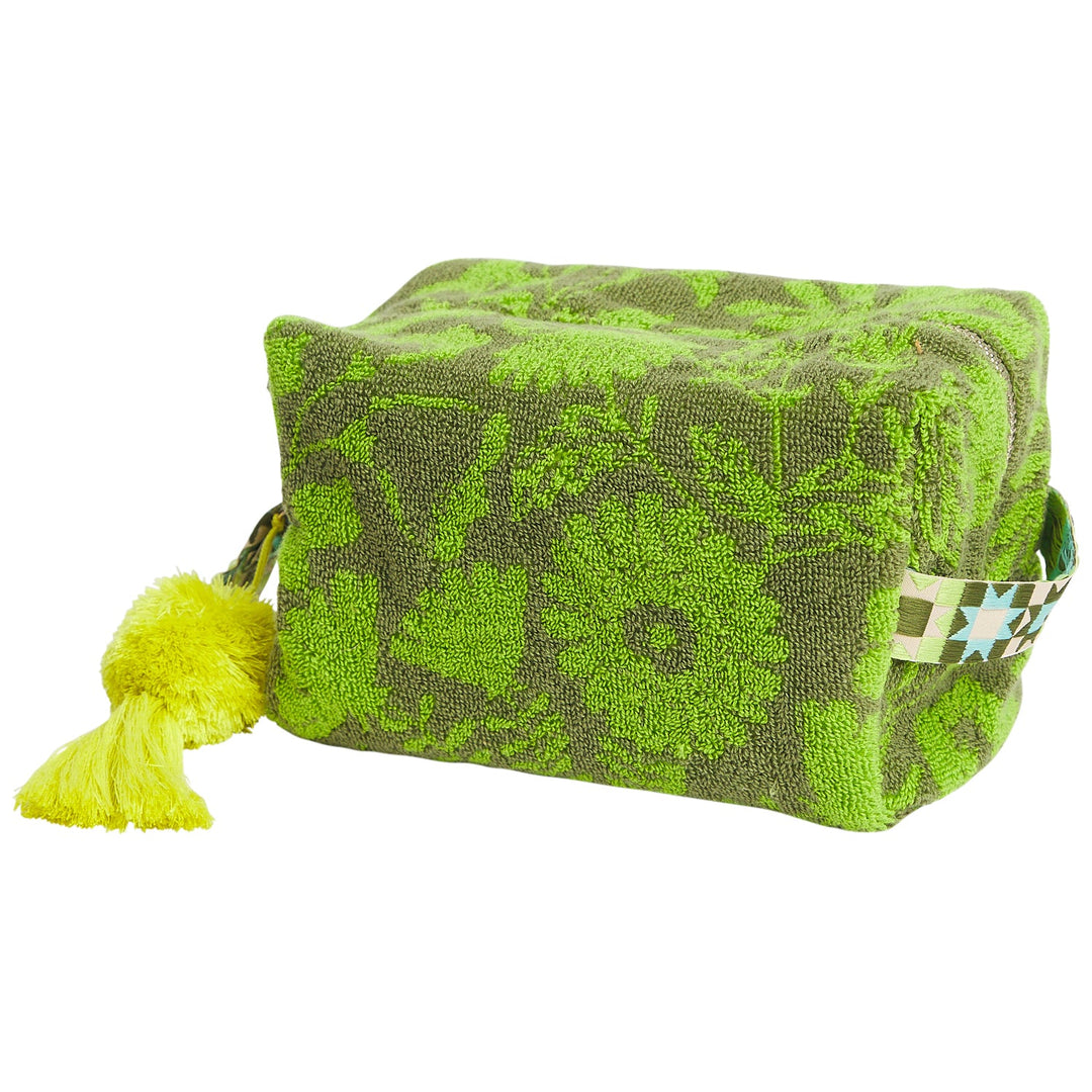 Sage x Clare Indiana Terry Pouch - Cactus Green