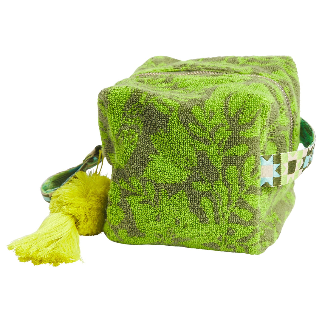 Sage x Clare Indiana Terry Pouch - Cactus Green