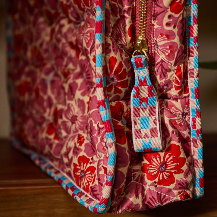 Sage x Clare Magnolia Vanity Bag - Poppy