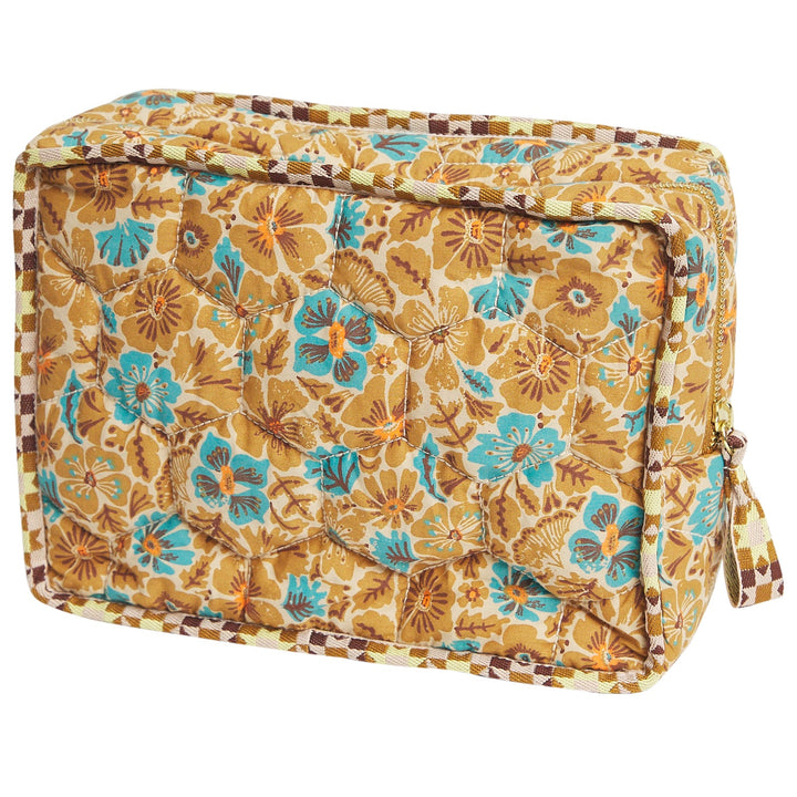 Sage x Clare Magnolia Vanity Bag - Turquoise