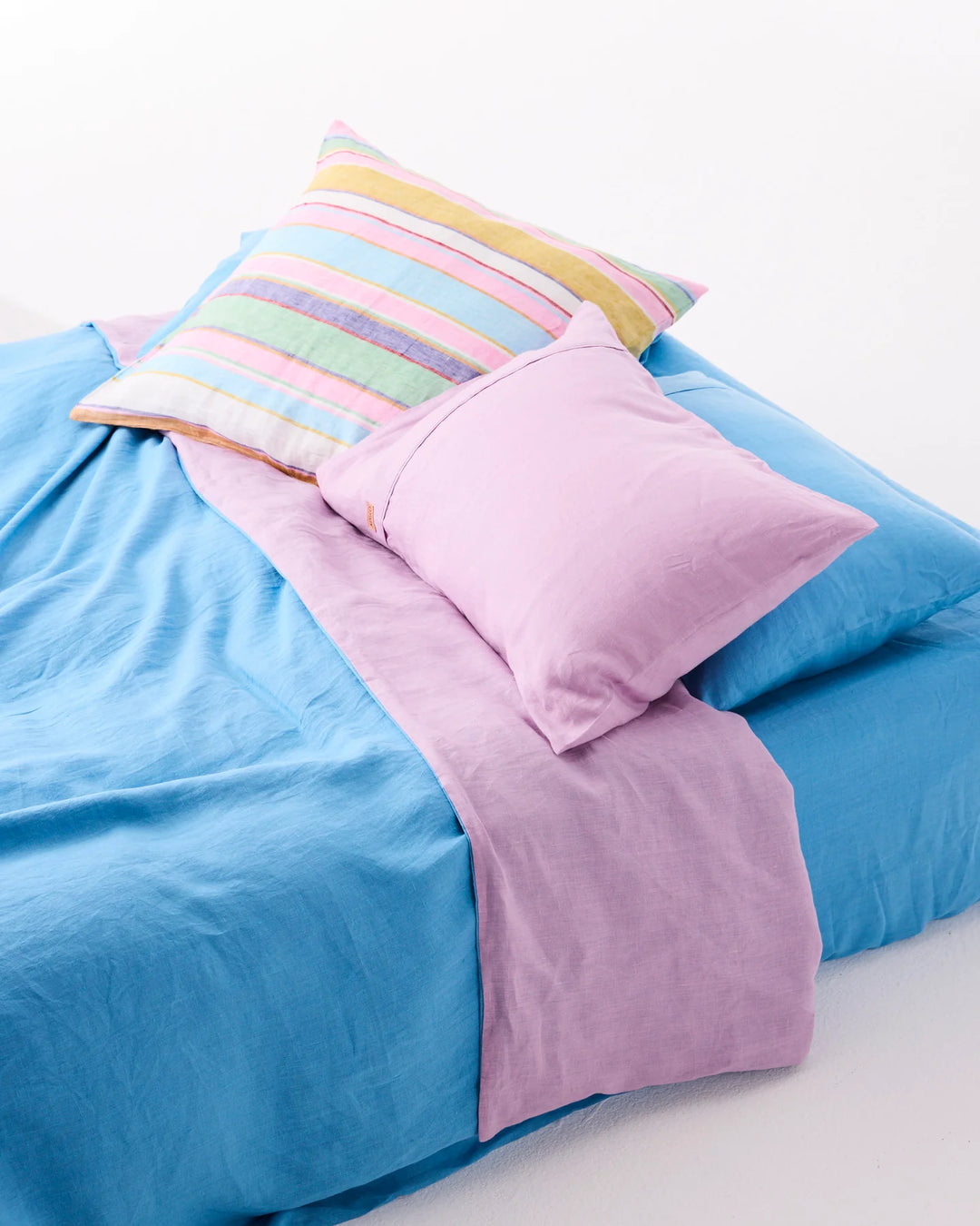 Kip & Co Lavender Linen Pillowcases