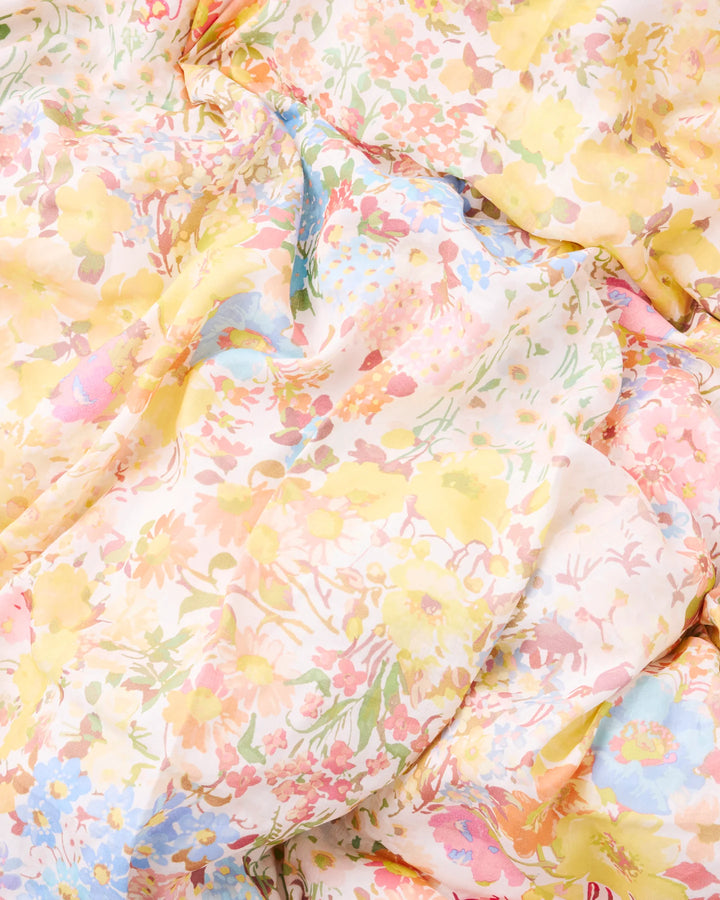 Kip & Co Forever Floral Butter Linen European Pillowcases