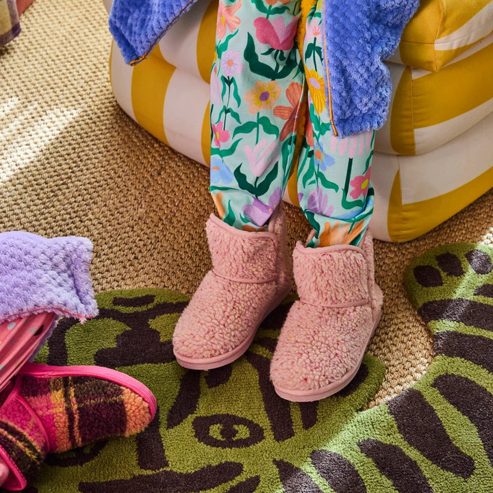 Kip & Co Cupcake Sprinkle Sherpa Kids Boot