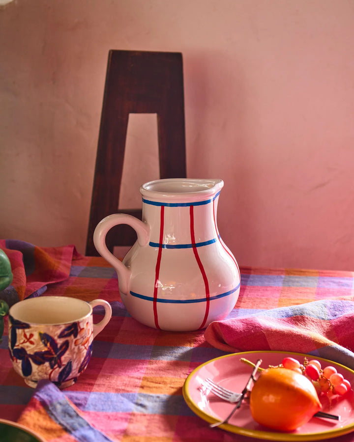 Kip & Co Bon Appetit Tartan Water Jug