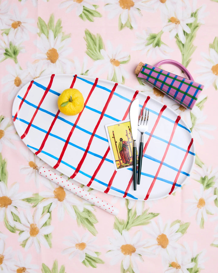 Kip & Co Bon Appetit Tartan Platter