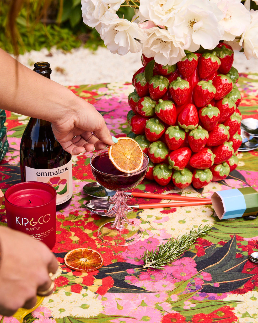 Kip & Co Strawberry Jam Vase
