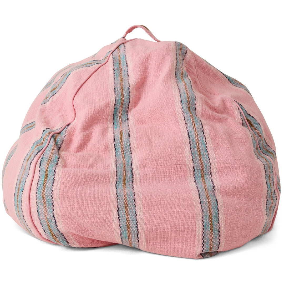 Kip & Co Tickled Pink Stripe Woven Beanbag