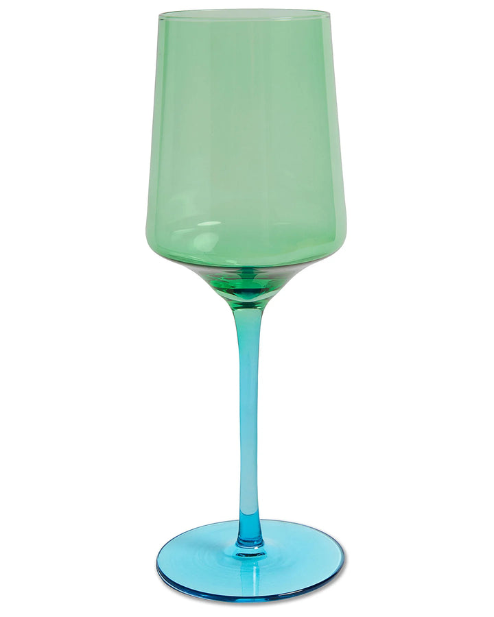 Kip & Co Pistachio Crush Vino Glass 2P Set - Glassware