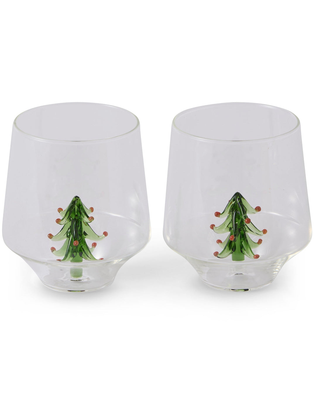 Kip & Co Oh Christmas Tree Tumbler Glass 2P Set