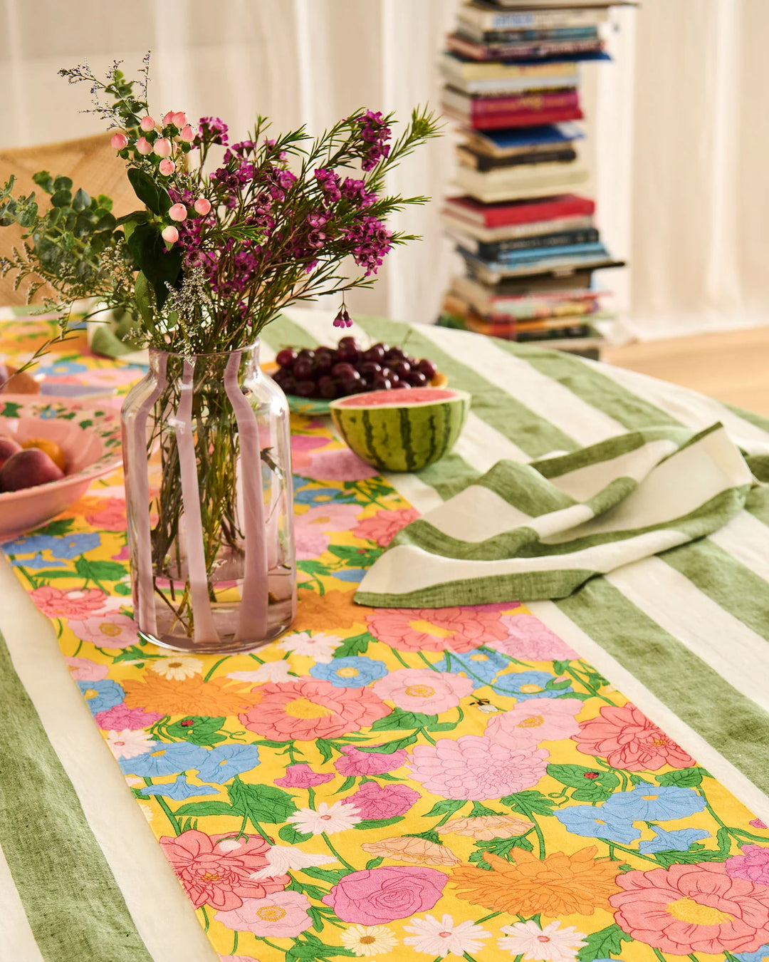 Kip & Co Follow The Sun Yellow Table Runner